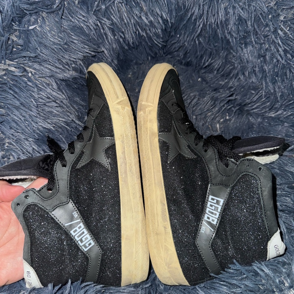 AUTHENTIC GOLDEN GOOSE SPARKLING BLACK